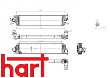 HART 618138 Ladeluftkühler