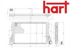 HART 614194 Ladeluftkühler