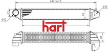 HART 618602 Ladeluftkühler