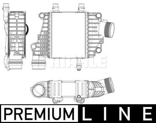 Mahle ladeluftkühler 410 - mahle,