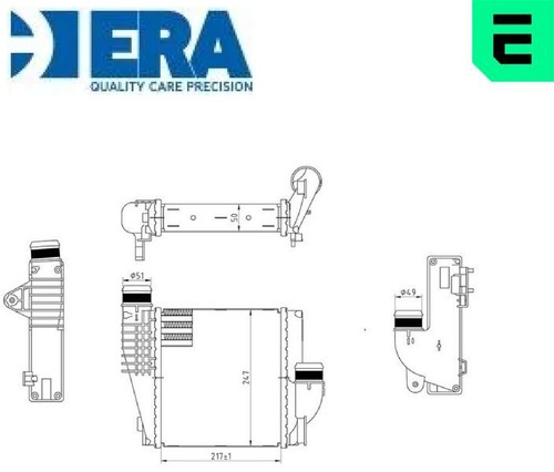 Era 672020 ladeluftkühler llk - 672020,