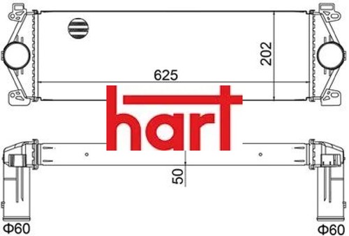 Hart 631270 ladeluftkühler - hart,
